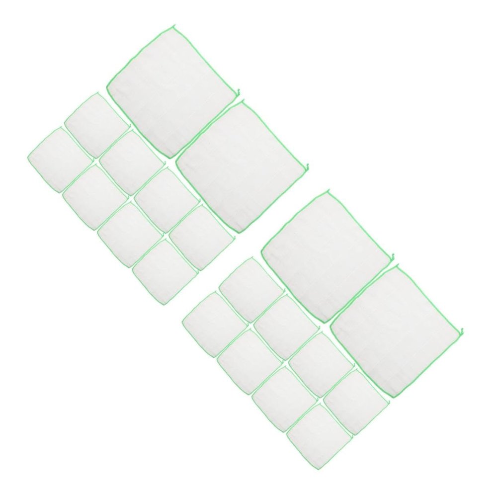 FOMIYES 20pcs Absorbent Wood Fiber Dishwashing Cloths Thickened Multi-Purpose Kitchen Towels for Household Cleaning and Non-Scratch for Dishes and Furniture