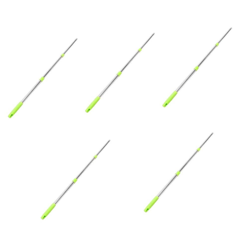 Didiseaon 5sets Mop Handle Replacement Easy Stainless Steel and Plastic Mop Stick Floor Cleaning Tool