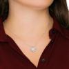 Luxe Gifting Graceful Birthday Necklace Message Card Box Love Knot Mahogany - Heres To Your Day And The Graceful - Personalized Birthday Flower Beautiful view 2