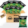 Kava's Plantain Chips Lime 2.5 Ounce (Pack of 8) - Lime Plantain Chips Individual Bags, Vegan & Gluten Free Lime Chips | Banana Plantain Chips Delicious & Healthy Snacks - Plantain Chips Bulk view 1