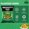 Kava's Plantain Chips Lime 2.5 Ounce (Pack of 8) - Lime Plantain Chips Individual Bags, Vegan & Gluten Free Lime Chips | Banana Plantain Chips Delicious & Healthy Snacks - Plantain Chips Bulk view 2