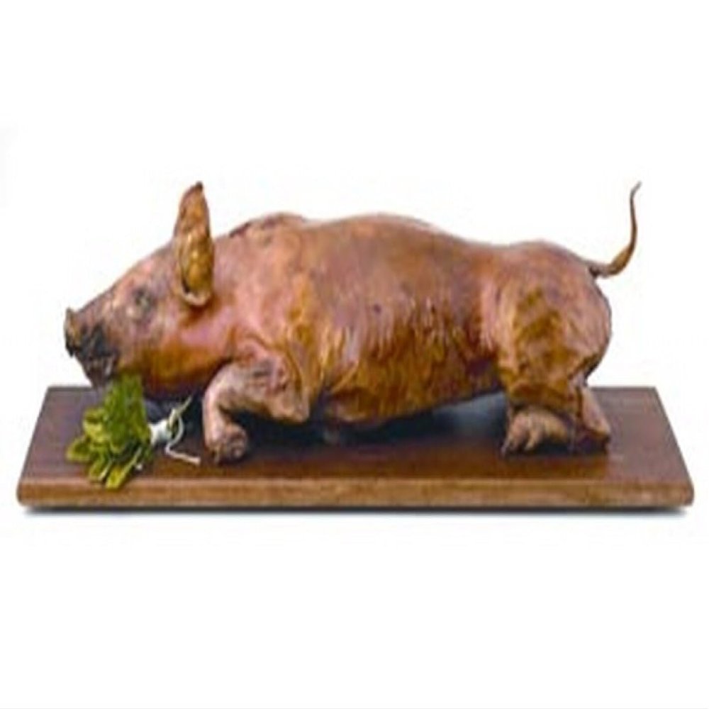 Frozen Whole Pig, Head On - 40-50 lb Case - Tender and Crispy, Perfect for Special Events
