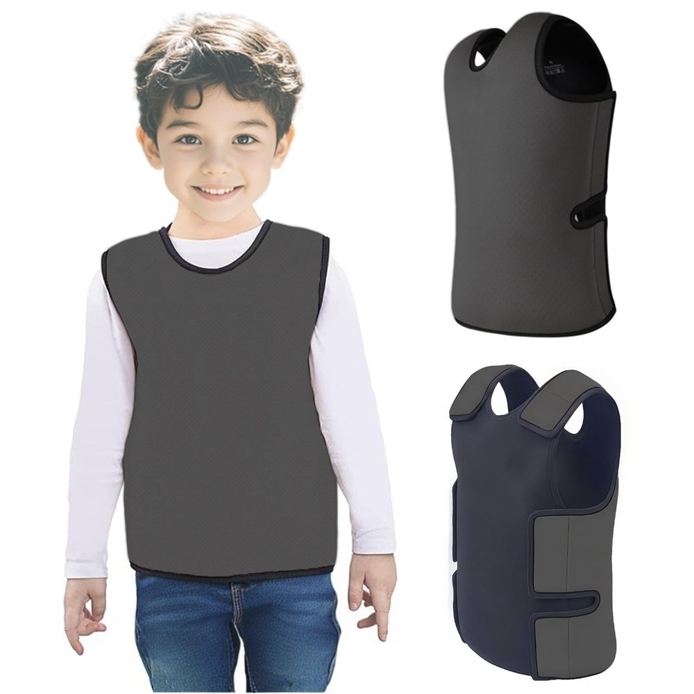 Sensory Compression Vest for Kids - Adjustable Deep Pressure Autism Vest for Calming, ADHD & Anxiety Relief - Comfort Therapy for Sensory Processing Disorder (SPD), Hyperactivity, Mood Regulation