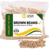 African Brown Beans, High in Fiber - Traditional Recipes - Premium Dried Cooking Beans, 1 Lb view 1