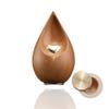 Cherry Wood Teardrop Figurine Keepsake Urn Collection, Small Urns for Human Ashes Keepsake, Tiny Memorial & Cremation Keepsakes for Ashes view 1