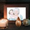 Cherry Wood Teardrop Figurine Keepsake Urn Collection, Small Urns for Human Ashes Keepsake, Tiny Memorial & Cremation Keepsakes for Ashes view 4