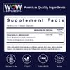WOW Supplements Magnesium 400 mg Complex - Supplement for Men and Women - Citrate, Aspartate & Magnesium Oxide 400mg - 180 Capsules view 2