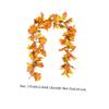 Cabilock 2pcs Faux Maple Leaf Rattan Hanging Decor Autumn Vines for Home Wall Art for Fall Parties and Seasonal Decorations view 2