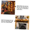 Cabilock 2pcs Faux Maple Leaf Rattan Hanging Decor Autumn Vines for Home Wall Art for Fall Parties and Seasonal Decorations view 3