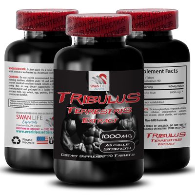 Natures Power - TRIBULUS TERRESTRIS Extract - Athletic Support, Daily Energy Boost, Pure Energy Support, Strength, Active Lifestyle Support, Natural Muscle Support 1 Bottle 90 Tablets