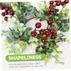 2pcs Candle Berry Wreaths Lifelike Eucalyptus Floral Garland for Table Decoration for Holiday Parties and Festive Events Random Style view 3