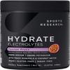 Sports Research Hydrate Electrolytes Powder - Sugar-Free & Naturally Flavored with Vitamins, Minerals, and Coconut Water - Supports Hydration - Passion Fruit - 90 Servings view 4