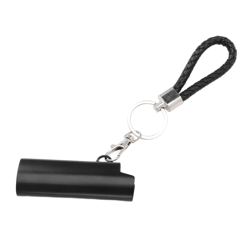 Lighter Holder Keychain, Durable Aluminum Alloy Spring Clip Retractable Lighter Holder for J6 J5 Mini Lighters Outdoor Camping Travel Accessories