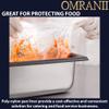 Poly Nylon Pan Liner, 1Mil 15" X 15" & 100 Bags | Polyethylene/Nylon Material, Ideal for Food Storage | Protects Oven Baking & Roasting Pans view 4