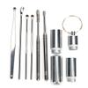 6pcs Ear Spoon, Earwax Removal Kit, pEar Wax Removal Tool kit with Storage Box, Stainless Steel Material, Suit for Kid Adult(Silver) view 1