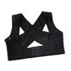 COOLHIYA Adjustable Back Posture Corrector Brace for Men and Women Hunchback Support Belt Improves Back Alignment Durable Material s Black view 1