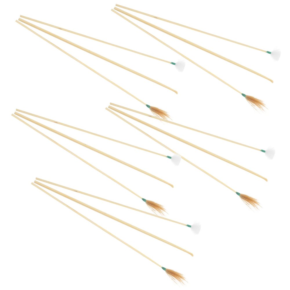 Anneome Ear Wax Removal Kit Bamboo Ear Spoon Set 5 Pieces Ears Cleaner Earwax Replacement Safe Ear Cleaning Tools