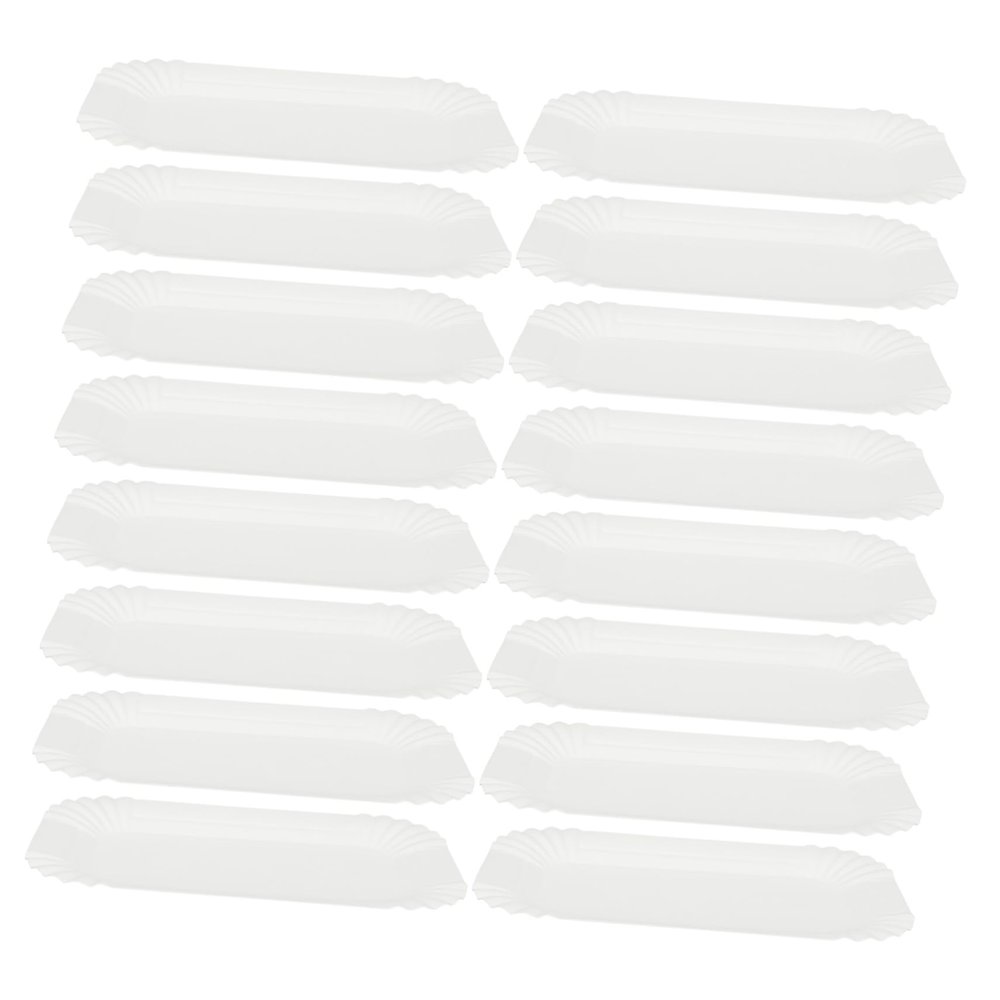 PLAFOPE 100pcs Cake Serving Plates Disposable Tableware for Parties Desserts and Events Lightweight and Sturdy Design for Easy Handling and Cleanup