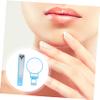 GARVALON 2pcs Nail Scissors Fingernail Cutters Magnifying Lens Ergonomic Design for Family Professional Use view 4