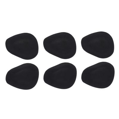 FRCOLOR 3pair High Heel Forefoot Pads Thickened Cushions for Comfort of Black Half Insoles for and Stability High Heels