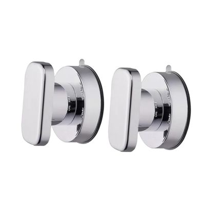OHPHCALL 2pcs Wall Mounted Safety Grab Bar for Bathroom for Elderly Handicapped Easy to Install Versatile for Shower and Bathtub Use Silver Finish