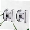 OHPHCALL 2pcs Wall Mounted Safety Grab Bar for Bathroom for Elderly Handicapped Easy to Install Versatile for Shower and Bathtub Use Silver Finish view 2
