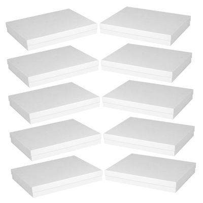BCOATH 10pcs Rigid Boxes for Clothing Wrapping and Storage and Reusable for Birthdays Weddings and Holidays