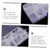 Didiseaon 1set Eyeglass Repair Tool Kit Nose Pads and Screws Professional Glasses Maintenance Accessories for Home and Shop Use Organized Case Included view 2