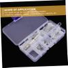 Didiseaon 1set Eyeglass Repair Tool Kit Nose Pads and Screws Professional Glasses Maintenance Accessories for Home and Shop Use Organized Case Included view 3