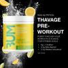RAW Preworkout Powder, Thavage (Lemon Lime) - Chris Bumstead Sports Nutrition Supplement for Men & Women - Cbum Pre Workout for Working Out, Hydration, Mental Focus & Energy - 40 Servings view 2