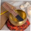 Hemoton Tibetan Singing Bowl Mallet Wooden Striker for Meditation Yoga and Healing Practices Handmade Accessory for Sound Therapy and Relaxation view 3