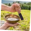 Hemoton Tibetan Singing Bowl Mallet Wooden Striker for Meditation Yoga and Healing Practices Handmade Accessory for Sound Therapy and Relaxation view 4
