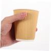 Ipetboom 50pcs Double-wall Disposable Coffee Cups Hot Milk Tea Drinking Cups and for Boys and Girls for Parties and Events Stylish view 3