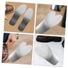 1 Pair Inserts Safety Shoe Insoles Insoles for Men Replaceable Shoe Insoles Stainless Steel Silver view 4