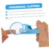 TOYANDONA 2pcs Portable Nail Clippers Magnifying Glass Ultra Sharp Precision Fingernail Cutters for Home Professional Pedicure view 4