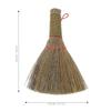 BCOATH 2pcs Short Handle Straw Broom for Desktop Cleaning Small Whisk Broom for Home and Office Dusting Practical Dust Brush for Furniture and Countertops view 2