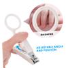 TOYANDONA 2pcs Nail Scissors Magnifying Glass Fingernail Clippers for Manicure Pedicure Grown Toenail Tool for Adults view 3