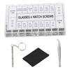 Didiseaon 1000pcs Glasses Repair Kit with Screws Tweezers Screwdriver and Cleaning Cloth Eyeglasses Sunglasses Watches and Jewelry Repairs at Home Office view 1