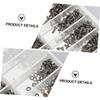 Didiseaon 1000pcs Glasses Repair Kit with Screws Tweezers Screwdriver and Cleaning Cloth Eyeglasses Sunglasses Watches and Jewelry Repairs at Home Office view 3