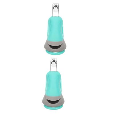 HAPINARY 2pcs Nail Scissors with Ergonomic Nail Clipper Pedicure Tool for Seniors and Portable Easy Use for Home