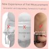 BCOATH Measuring Tape Digital Fat Measuring Instrument for Men Women in White view 2