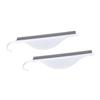 SECFOU 2pcs Silicone Mirror Wipe with Handle Durable Bathroom Squeegee for Easy Cleaning Home Use Window and Convenient Storage Hook Design Protective and Comfortable Scraper view 1