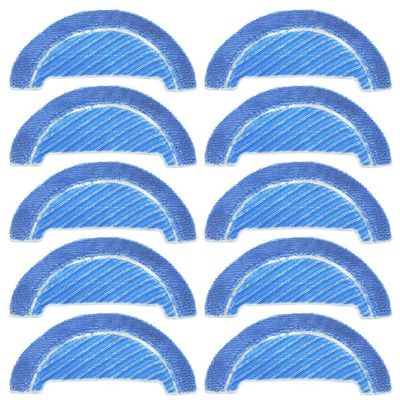 Spare Part for 10/4 Pcs Mop Cloth Rag for Cecotec Flash Conted Titanium Replacement Dry and Wet Usage Mop Cloths Pad Floor Cleaning - (Color: 10 Pack)