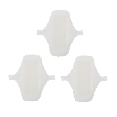 BEBEMOKO Reusable Sanitary Napkins 3 Pack Cotton Menstrual Pads Washable Soft Perfect for Supply
