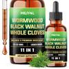 MILIVOL Wormwood Liquid Drops - Wormwood Extract Tincture with Black Walnut, Whole Cloves & 8 More Herbs - 2 Fl Oz for 60 Days Supply view 1