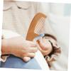 SKISUNO 2pcs Wooden Comb Brush for Boys and Girls Scalp Massage and Bath Cleaning Soft Detangling Shower Brush Adult Natural Material view 4