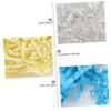 BEBEMOKO Shredded Paper for Box Filling Decorative Crinkle Paper for Crafting and Event Decoration White Light Yellow Lake Blue view 4