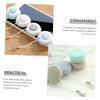 SECFOU 4pcs Glasses Lens Macaron Shape Screen Cleaning Reusable Microfiber for Eyeglasses Fast Drying view 2