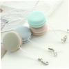 SECFOU 4pcs Glasses Lens Macaron Shape Screen Cleaning Reusable Microfiber for Eyeglasses Fast Drying view 4