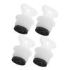 4pcs Hot Water Bottle Lid Hot Water Bag Lids Replacement Cap Rubber Bung Sack Water Bottle Sealing Plug White view 1